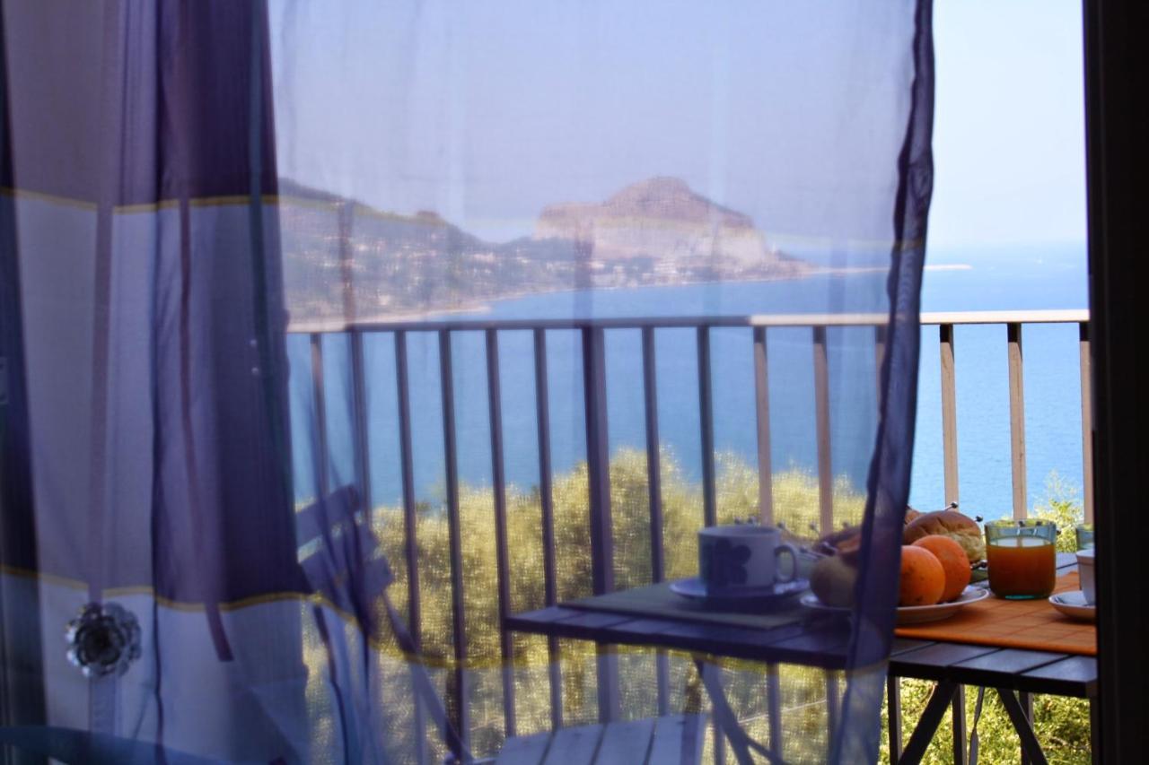 Vista mare sulla Rocca di Cefalù Extérieur photo
